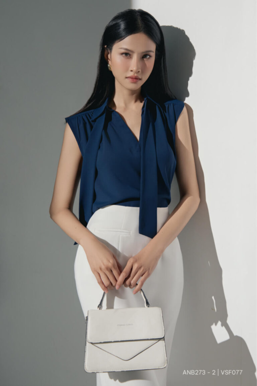 Áo kiểu lụa nữ sang chảnh trẻ trung