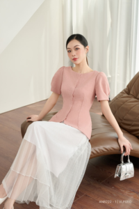 Đầm phối tinh tế